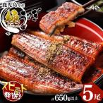 楠田の極うなぎ 蒲焼き130g以上×5尾 650g以上