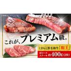 くまもと 黒毛和牛 和王 肩ロース ステーキ 約400g