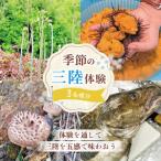 季節の三陸体験 体験チケット 3名様分 1体験