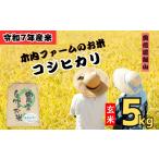 ふるさと納税 玄米 【5kg】 令和7年産 コシヒカリ 長野県産 【〜木内ファームのお米〜】7-10C 長野県飯山市