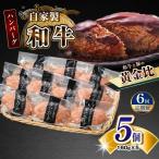 自家製和牛ハンバーグ 生 冷凍個別真空 5個セット
