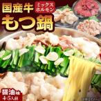 上田商店 工場直販 もつ鍋セット 醤油 4-5人前