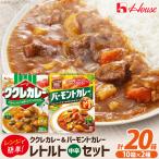 ハウス ククレカレー中辛&バーモントカレー中辛 各10個