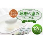 球磨の恵みヨーグルト 砂糖不使用 1kg×4パック