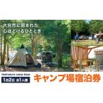 宿泊券 宿泊 キャンプ場 1泊2日 お1人様
