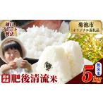 ふるさと納税 熊本県産 肥後清流米 無洗米 5kg ブレンド米 熊本県産 ふるさと納税 精米 米 こめ ふるさとのうぜい コメ お米 おこめ《12月中旬-2.. 熊本県菊池市