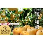 ふるさと納税 【2026年発送分先行予約】(訳あり) 旬の和梨　約３kg【吉川果樹園】 ｜ 梨 フルーツ   宮城県角田市