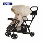fu.... налог коляска 2 человек .go- бежевый l Kato jiKATOJI бренд товары для малышей коляска 2 посадочных мест воспитание детей ребенок ребенок младенец [0561] префектура Аичи собака гора город 