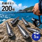 渋谷釣具店 釣鐘 オモリ 200号 5個