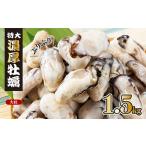 ふるさと納税 急速冷凍！ 国産牡蠣1.5kg（500g×3袋）冷凍 加熱用 殻なし 牡蠣フライ・鍋に◎ 国産 牡蠣 海鮮 急速凍結 鍋 の季節に もつ鍋 水.. 福岡県赤村