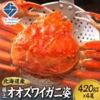 産極上オオズワイガニ姿 420g前後×4尾セット