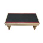 家具 縁付きカラー畳 1枚タイプ 市松ブラック×赤縁