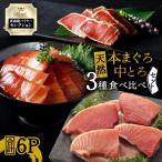 天然 本まぐろ 中とろ 3種 食べ比べ
