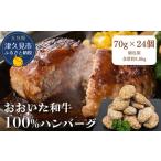 おおいた和牛100% ハンバーグ 約70g×24個