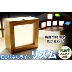 リズム 角度や時間で色が変わるELパネルライト