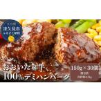ハンバーグ おおいた和牛100%デミハンバーグ 約150g×30個