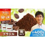 ブラジルコーヒー 粉 パッセイオ農園 200g×2