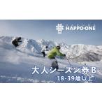 白馬八方尾根スキー場 大人シーズン券 B