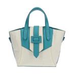 和紙×牛革ベルトデザインBAG カラー:ターコイズブルー