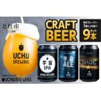 ふるさと納税 うちゅうブルーイング クラフトビール 9本セット 350ml 宇宙ビール うちゅうビール 飲み比べ 八ヶ岳 せんのや 山梨県北杜市