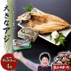 大きな大きなアジ一夜干し 魚 一夜干し あじ