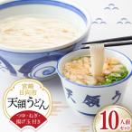 うどん 生麺 天領うどん つゆ ねぎ 揚げ玉 付き 10人前