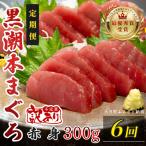 訳あり 不定貫 定期便 6回 本マグロ 赤身 養殖 300g