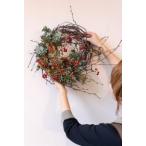 fu.... налог рождественский венок [KACHA] натуральный стиль lease свежий сухой цветок 40-015 Nara префектура Nara город 