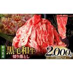 産黒毛和牛切り落とし 2000g