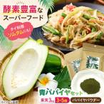 青パパイヤ果実とパウダーセット パパイヤ