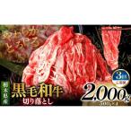産黒毛和牛切り落とし 2000g