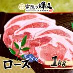 常陸の輝きロース 厚切り1kg 豚肉 ブランド肉