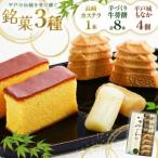 カステラ 最中 牛蒡餅 平戸のこだわり銘菓 3種 セット