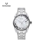 ふるさと納税 MINASE時計 DIVIDO ブレスレットタイプ（VM14-M01NWH-SSB） MINASE 日本製 時計 腕時計 メンズ 高額 人気 ランキング【協和精工株.. 秋田県湯沢市