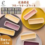 産フルーツチーズケーキ 8種×3個