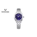 ふるさと納税 MINASE時計 Uruga31 ブレスレットタイプ（UG02-M01NBL-SSB） MINASE 日本製 時計 腕時計 レディース 高額 人気 ランキング【協和精.. 秋田県湯沢市