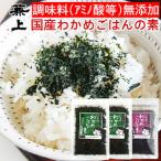 兼上 添加物不使用 わかめごはんの素セット
