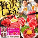 全3回定期便 赤身馬刺し 馬肉さくらユッケ