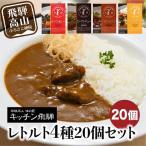 キッチン飛騨 レトルトカレー 4種20個セット