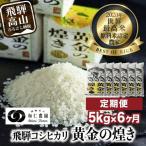 全6回 令和8年度産 飛騨産コシヒカリ 黄金の煌き 5kg