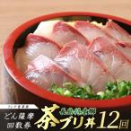 どん薩摩の茶ぶり丼回数券 12回分 茶ぶり