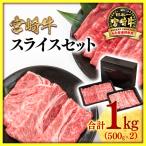 宮崎牛肩ロース&モモすき焼き1kg 500g