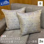 ふじやま織 クッション 2個セット カラクサ