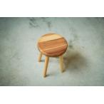 fu.... налог криптомерия. круг табурет сиденье 320mm × высота 440mm Wakayama префектура белый . блок 