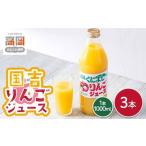 ふるさと納税 国吉りんごジュース 1000ml×3本セット リンゴジュース アップルジュース 100％ ストレート FAD-1746 富山県高岡市