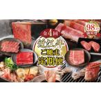 牛肉 ステーキ 定期便4回 ご馳走 お肉の定期便