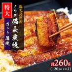 大隅産 うなぎカット蒲焼 合計260g
