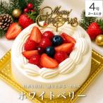 クリスマスケーキ ホワイトベリー 4号 2-3人分