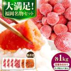 辛子明太子無着色1kg 500g×2