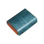 財布 メンズ二つ折り財布 紺色 11100-1994
